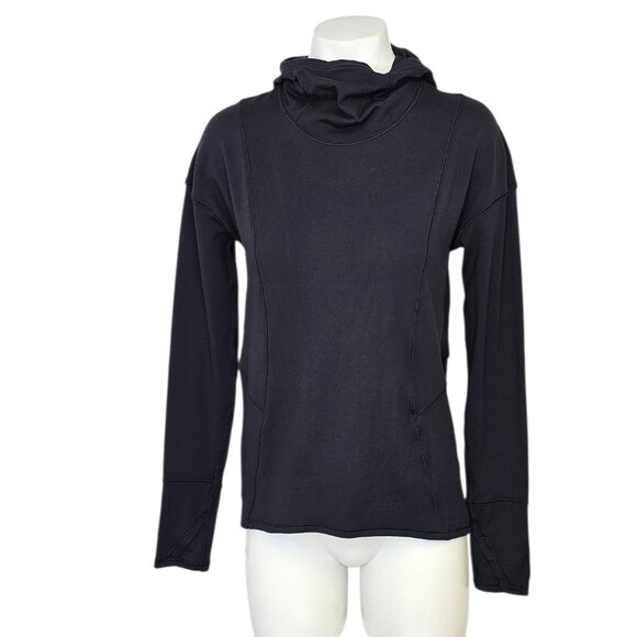 Lululemon Womens Ready To Rulu Hoodie Black, Pullover, Mock Neck, Size XXS - Picture 1 of 8